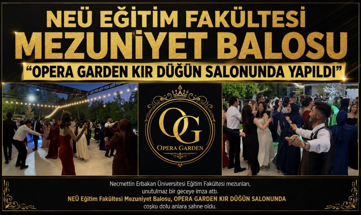 Opera Garden Kır Düğün Salonunda Balo Heyecanı 