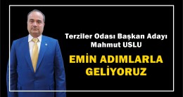 USLU, EMİN ADIMLARLA GELİYORUZ ￼