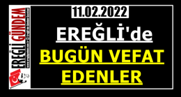 Ereğli’de Bugün Vefat Edenler