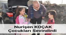 Nurişen Koçak Çocukları Sevindirdi