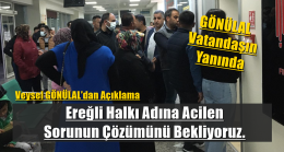 Veysel GÖNÜLAL Hastane’de Vatandaşın Yanında