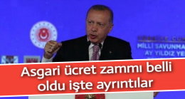 Asgari ücret zammı belli oldu