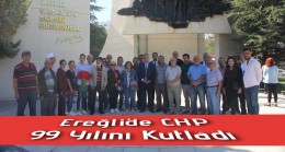 Ereğli’de CHP 99. Yılını kutladı.