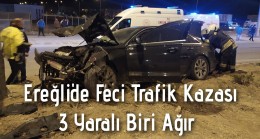 Feci Trafik Kazası 3 Yaralı Biri Ağır