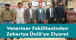 Veteriner Fakültesinden Ünlü’ye Ziyaret