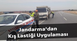 Jandarma’dan Kış Lastiği Uygulaması