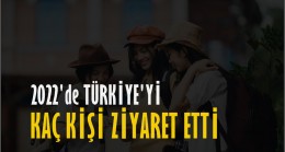 2022’de Türkiye’ye Kaç Kişi Geldi