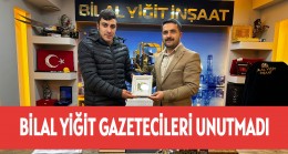 Bilal Yiğit Gazetecileri Unutmadı