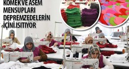 KOMEK ve ASEM Mensupları Depremzedelerin İçini Isıtıyor