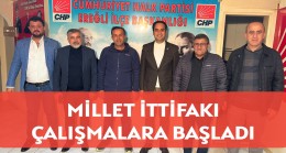 MİLLET İTTİFAKI ÇALIŞMALARA BAŞLADI