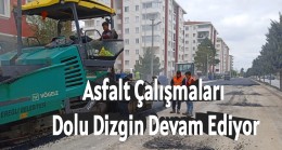 Asfalt Çalışmaları Dolu Dizgin Devam Ediyor