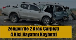 Zengen’de 2 Araç Çarpıştı. 4 Kişi Hayatını Kaybetti