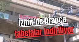 İzmir’de Arapça Tabela Operasyonu