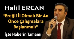 Halil Ercan “İllik Konusunda Gayret Çaba Gösterilmemekte”