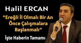 Halil Ercan “İllik Konusunda Gayret Çaba Gösterilmemekte”