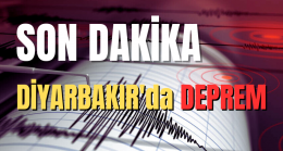 Diyarbakır’da Deprem Meydana Geldi