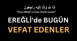 06.09.2023 | Ereğli’de Bugün Vefat Edenler