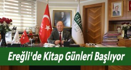 Ereğli’ de Kitap Günleri Başlıyor