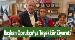 Başkan Oprukçu’ya Teşekkür Ziyareti