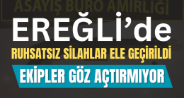 Ereğli’de Ruhsatsız Silahlar Ele Geçirildi