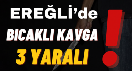 Ereğli’de Bıçaklı Kavga 3 Yaralı