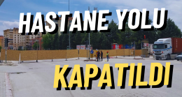 Ereğli’de Hastane Yolu Trafiğe Kapandı