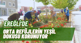 Ereğli’de Orta Refüjlerin Yeşil Dokusu Korunuyor