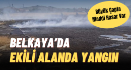 Belkaya’da Ekili Alanda Yangın