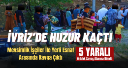 İvriz’de Kavga 5 Yaralı ”Ortalık Savaş Alanına Döndü”