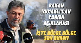 Bakan Yumaklı’dan Yangın Açıklaması