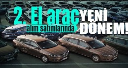 Araç alım satımlarında yeni dönem!