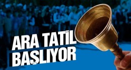 Ara tatil başlıyor