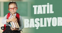 Karne zili yarın çalacak ”Tatil başlıyor”