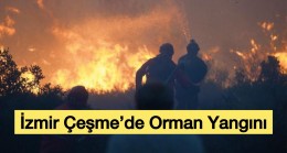 İzmir Çeşme’de Yangın