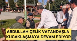 Abdullah Çelik Çarşıda Üyelerle Buluştu