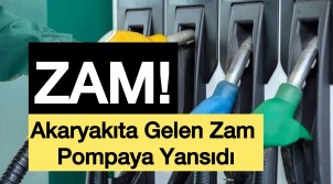 Gece Yarısı Gelen Zam Pompaya Yansıdı