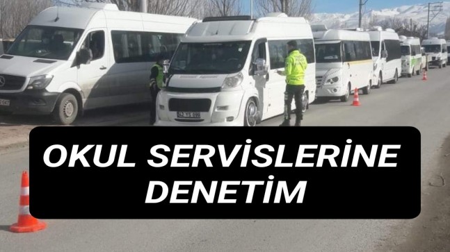 Ereğli’de Okul Servislerine Denetim