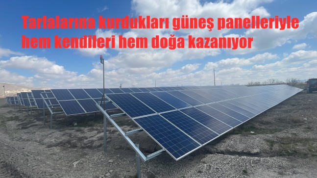 Güneş panelleriyle hem kendileri hem doğa kazanıyor