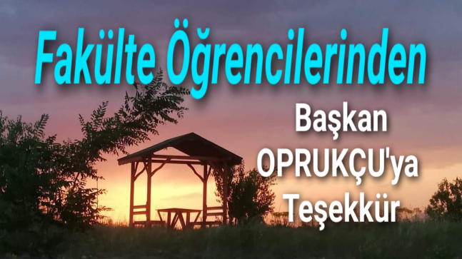 TEŞEKKÜRLER BAŞKANIMIZ