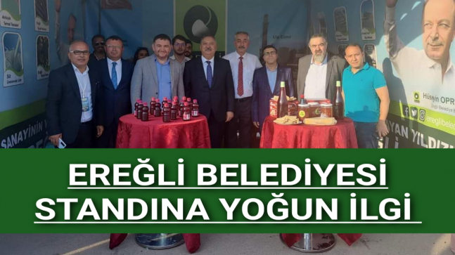 Ereğli Belediyesi Standına Yoğun İlgi