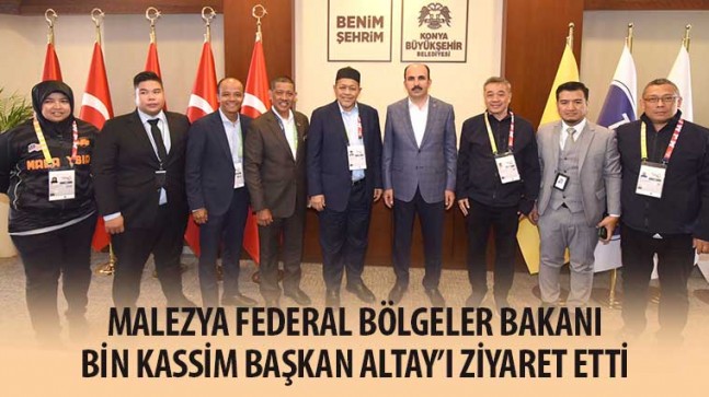 Malezya Federal Bölgeler Bakanı Bin Kassim Başkan Altay’ı Ziyaret Etti