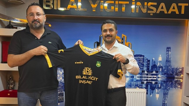 BAŞKAN BİLGİN KAMIŞ’TAN FORMA SPONSORU<br>BİLAL YİĞİT’E TEŞEKKÜR ZİYARETİ