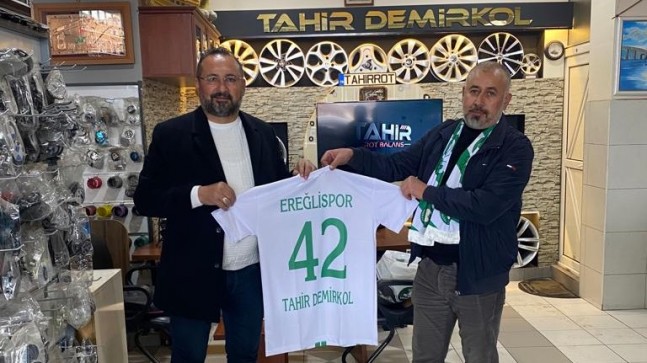 TAHİR DEMİRKOL DA, EREĞLİSPOR’UN YANINDA