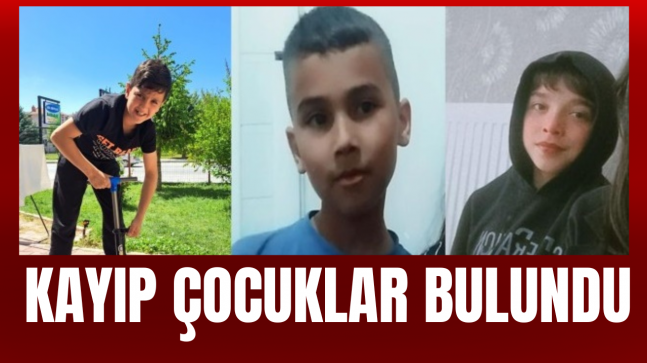 Jandarma’nın Sıkı Çalışmasıyla Kayıp Çocuklar Bulundu