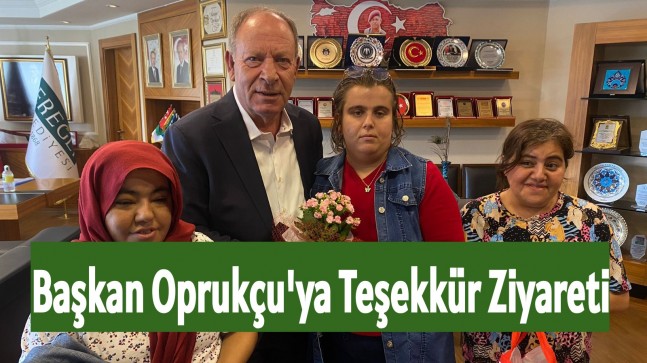 Başkan Oprukçu’ya Teşekkür Ziyareti