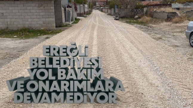 Ereğli Belediyesi Beşyüz Evler Mahallesi’nde Yol Bakım ve Onarım Çalışması Gerçekleştirdi