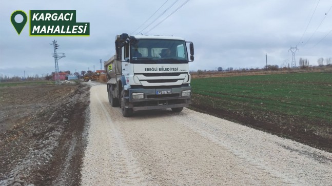 Ereğli Belediyesi Yol Bakım ve Onarım Çalışmalarını Sürdürüyor