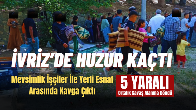 İvriz’de Kavga 5 Yaralı ”Ortalık Savaş Alanına Döndü”