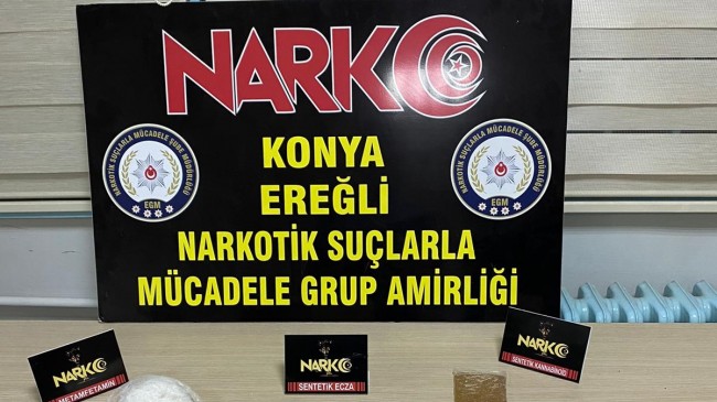 EREĞLİ NARKOTİK POLİSİ UYUŞTURUCUYA GEÇİT VERMİYOR