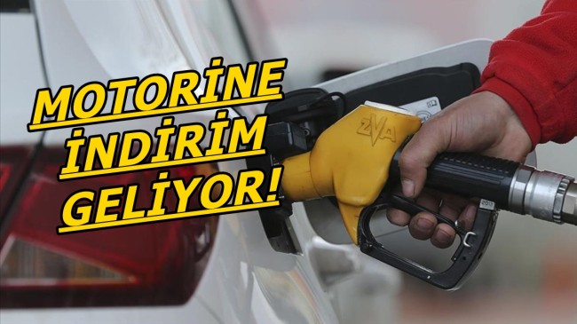 MOTORİNE İNDİRİM GELİYOR￼